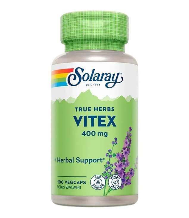 SOLARAY | VITEX BERRY 400 MG HERBAL SUPPORT VEGCAPS